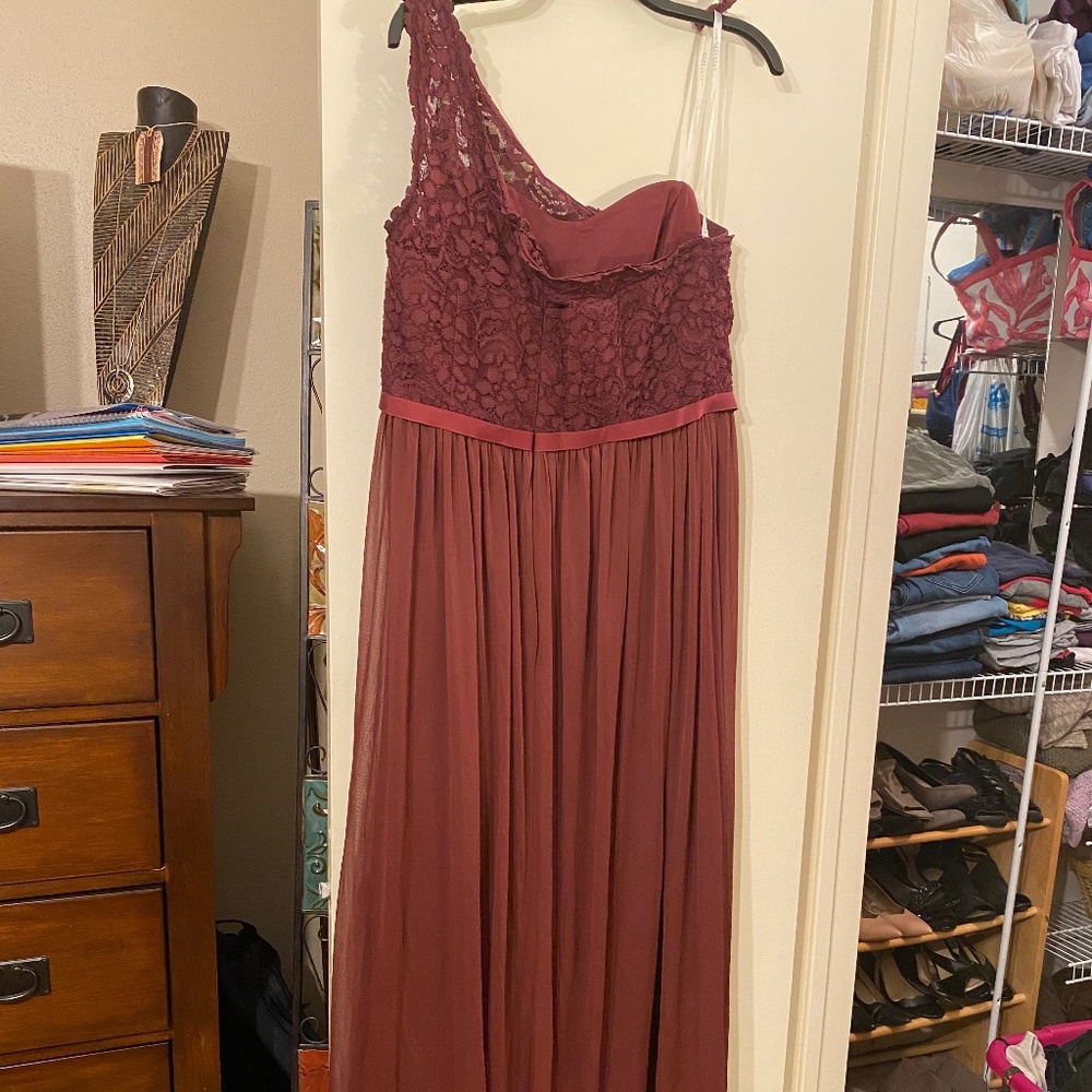 David’s Bridal bridesmaid dress